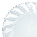 Smarty Had A Party 7.5" Clear Flair Plastic Appetizer/Salad Plates (180 Plates), 180PK 207CL-CASE